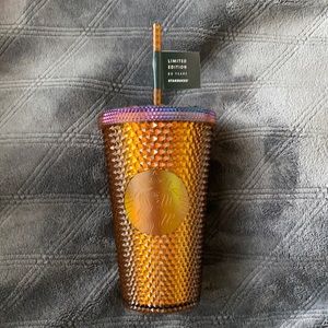 Studded Gold/Copper Starbucks Grande Tumbler